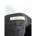 PacSun high rise straight black cut off jeans Photo 5