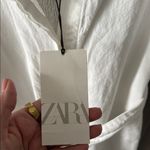 ZARA White Sheath Jumpsuit with Square Neck Photo 2