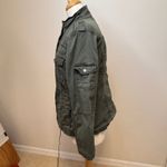 Kensie  Utility Military Mock Neck Zip Jacket Size‎ L Cargo Lightweight Gorpcore Photo 3