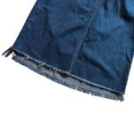 Madewell  Denim Frayed Step-Hem Dress Cascade Wash Blue, Sz S Photo 11