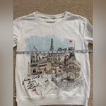 Karl Lagerfeld  women’s white sweatshirt with Paris graphic size xxs Photo 3