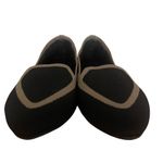 Birdies  The Blackbird Knit Flat Shoes 8.5 Black Tan Pointed Almond Toe Photo 2