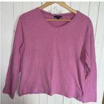 Lands' End Long Sleeve T-Shirt Pink Size L Photo 0