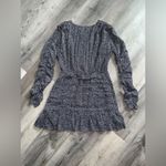 Abercrombie & Fitch Dress Navy White Pebble Long Sleeve NEW Photo 6