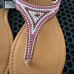 Rue 21 Pink Beaded Sandals Comfortable Stylish Photo 6