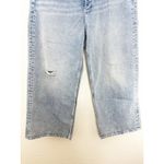 Rag and Bone  Andi Distressed High Rise Wide Leg Jeans Size 33 Malvern Photo 8