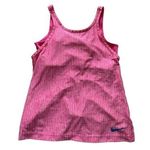 Nike  Dri-Fit Pink Stripe Pullover Tank Top Sports Bra Size Large EUC #7554 Photo 0