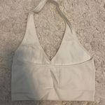 Garage white halter top Photo 1