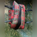 Vintage red plaid zipper carrying case bag Photo 8