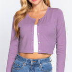 ZARA  Lavender Knit Top Photo 0