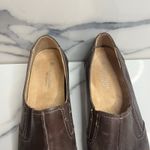 Naturalizer  Womens Brown Leather Slip On Comfort Malvina Loafer Sz 8  Minimalist Photo 2