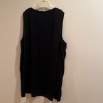 Who What Wear Black Sleeveless Women's Top Size Large Photo 2