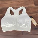 Truekind Reactive Sport Bra White Racerback Medium High Support Activewear Size L Photo 1
