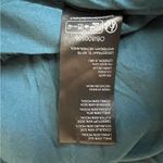 Anthropologie By Maeve Women’s Mock-Neck Draped Silk Teal Asymmetric Hem Dress 4 Photo 8