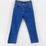Theory Blue Medium Wash Bootcut Jeans Photo 69