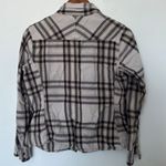 The North Face  Women's Pearl Snap Long Sleeve Plaid Shirt Brown Size Medium Photo 2