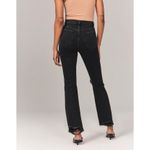 Abercrombie & Fitch Ankle Straight Ultra High Rise Curve Love Distressed Jeans Photo 1