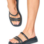 Free People  Midas Touch Flatform Sandal in Black Photo 0