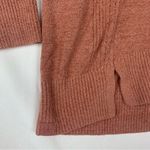 Barefoot Dreams  women's large cozy chic rose gold ultra light Warm Knit Pullover Photo 4