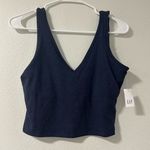 Gap NWT GapFit Navy Longline V Neck Tank Photo 0