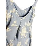 Reformation NWT  Reverie Dress Size 0 Bijou Blue Floral Maxi Formal Cocktail Photo 10