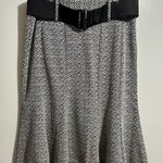 Susan Bristol  Black and White A-Line Skirt (746) Photo 0