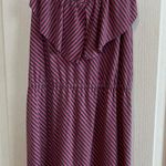 Mossimo Supply Co . Purple Striped Dress Photo 0
