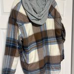 Women’s Shirt Jacket Blue Size M Photo 3