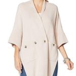 MarlaWynne Wool Blend Knit Drama
Kimono Sweater Green Size M Photo 7