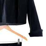 Vintage 60s Black Velvet Crop Jacket and Pencil Skirt Set by Ronbary Classic, XS Photo 3