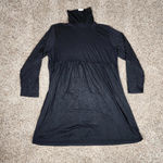 Suzanne Betro Weekend Women's Casual Black Turtleneck Empire Waist Tunic Size 3x Photo 1