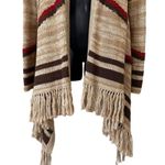 Ralph Lauren  Southwestern Fringe Linen Wool Cardigan Photo 2