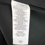 DKNY NEW  Wool Leather Cotton Patchwork Full Zip Jacket Coat Blue Icon Small Photo 2