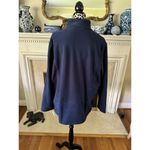 Lands' End  Women's Fleece Quarter-Zip Pullover Deep Sea Navy Blue New Size 2X Photo 2