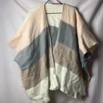 UNBRANDED SOFT OPEN FRONT PONCH WRAP SOFT AND COMFY ONE SIZE SOFT MUTED COLORS Photo 2