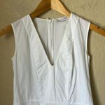 Everlane  white mini poplin dress Photo 3