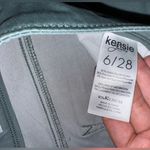 Kensie  Olive Green Effortless High Rise Ankle Denim Jeans Photo 4