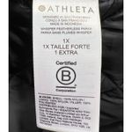 Athleta Whisper Featherless Parka Puffer Jacket Plus Sz 1X Black Quilted Hooded Photo 3