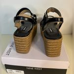 Nine West NIB Black NOAN3 Womens Tweed Open Toe Espadrilles 8.5 Photo 4