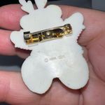 Hallmark  Vintage Christmas Teddy In Sweater‎ and Antlers  Brooch Photo 4