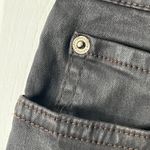 ZARA  The Dreed Flare Raw-Hem Coated Jeans - Size 8 Photo 2