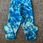 Wildfox Blue Tie Dye Leggings 7/8 length Size Small Photo 4