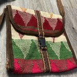Turkish Handmade Kilim Crossbody Boho Bag Red Photo 2