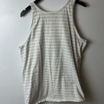 Vintage I Love My Attitude Tank Top Gray Cream XL Extra Large USA Striped Logo Photo 10