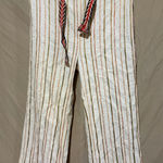 Johnny Was  Lola Striped Belted Wide Leg Pant Photo 0