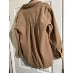 Joie  Shirt Jacket Womens Medium Camel Shacket Overshirt Button Front Pockets Photo 1