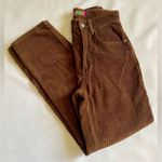 Empyre Women’s Corduroy Pants Brown Size 0 Y2K Skater Baggy Loose 24x30 Photo 4