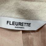 Fleurette Ari Double Breasted Wool Coat in Parchment 14 Photo 7