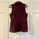 Habitat SALE  purple button front puffer vest Photo 4