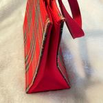 Red Plaid Stiff Handbag Photo 2